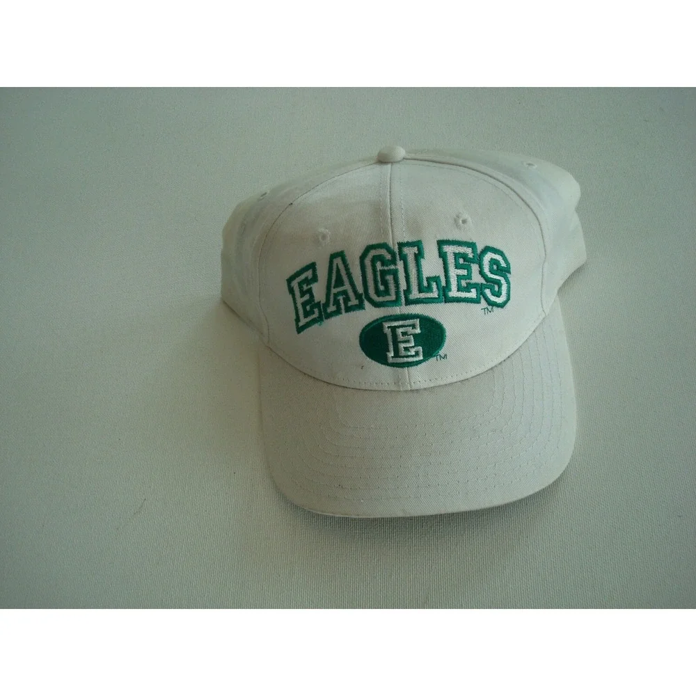 EATERN MICHIGAN EAGLES ZEP 90S  RARE  SCRIPT SNAPBACK‎ HAT CAP VINTAGE EE4